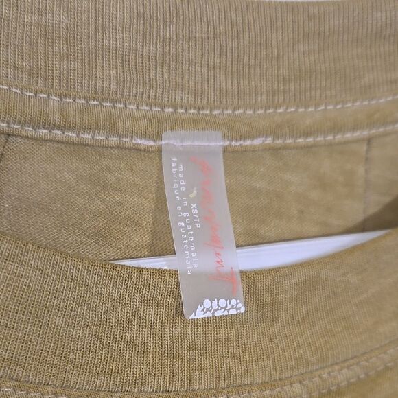 Green Fitted Crop Long Sleeve Tee - Picture 3 of 8